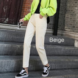 Jeans White High Waist Women Denim Jeans
