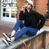 Jeans White High Waist Women Denim Jeans