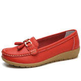 Shoes Leather Casual Sewing Women Shoes