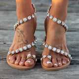 Shoes  Bling Crystal Summer Soft Bottom Sandals Women Shoes