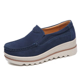 Shoes Leather Sneakers Women Shoes