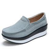 Shoes Leather Sneakers Women Shoes