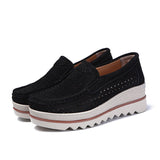 Shoes Leather Sneakers Women Shoes