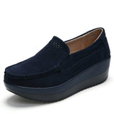 Shoes Leather Sneakers Women Shoes