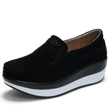 Shoes Leather Sneakers Women Shoes