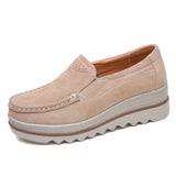 Shoes Leather Sneakers Women Shoes