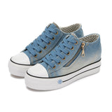 Shoes Summer Canvas Sneakers Thick Bottom Denim Women Shoes