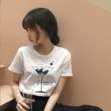 T-shirt Casual  Short-Sleeved