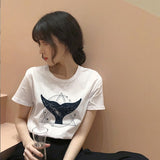 T-shirt Casual  Short-Sleeved