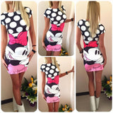 Women Dress O-Neck Camouflage Mini Slim Dress
