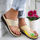 Shoes Leather Casual Soft Big Toe Orthopedic Sandal Shoes