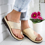 Shoes Leather Casual Soft Big Toe Orthopedic Sandal Shoes