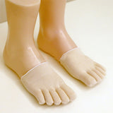 Shoes Sponge Silicone Anti-slip Toe Heelless Cotton Socks Women