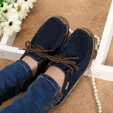 Shoes Leather Sneakers Lace-up Summer Women Shoes