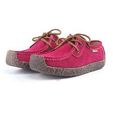 Shoes Leather Sneakers Lace-up Summer Women Shoes