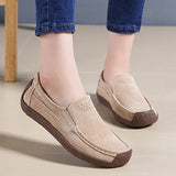 Shoes Leather Sneakers Lace-up Summer Women Shoes